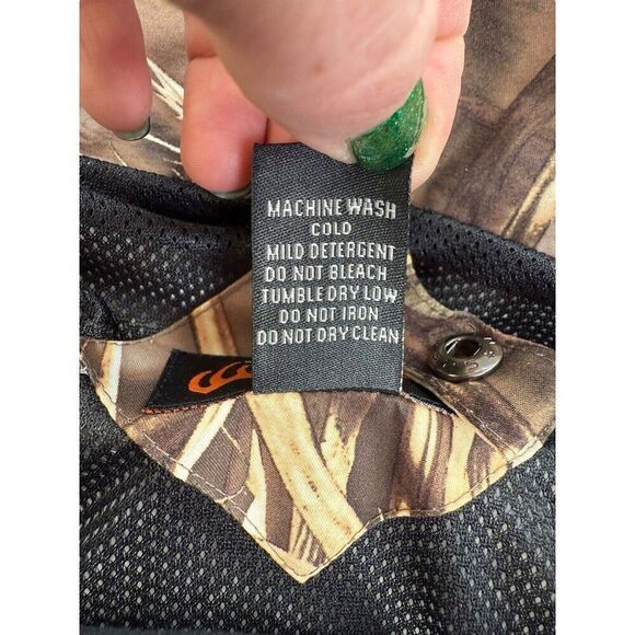 Realtree Camo Mens Hunting Jacket Insulated Waterfowl Parka 3XL Missing Hood - Picture 14 of 14